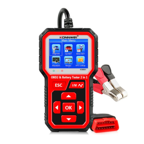 KONNWEI KW681 SCANNER UNIVERSAL + TESTER DE BATERIA